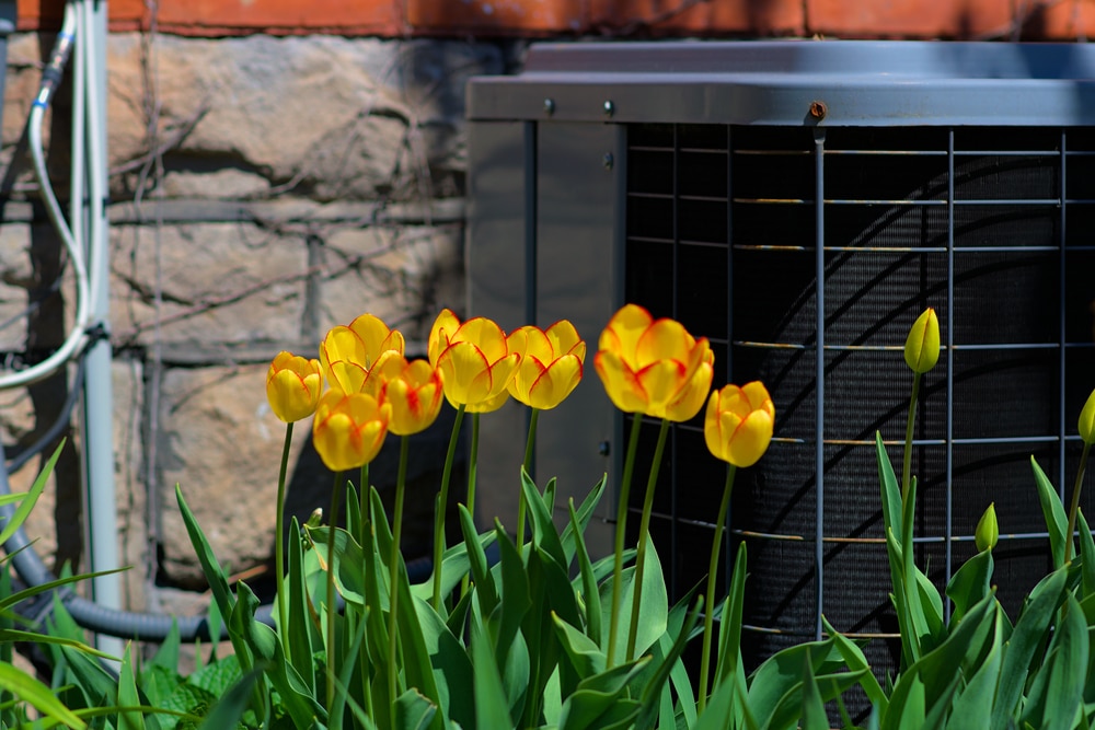 how to hide air conditioner unit outside